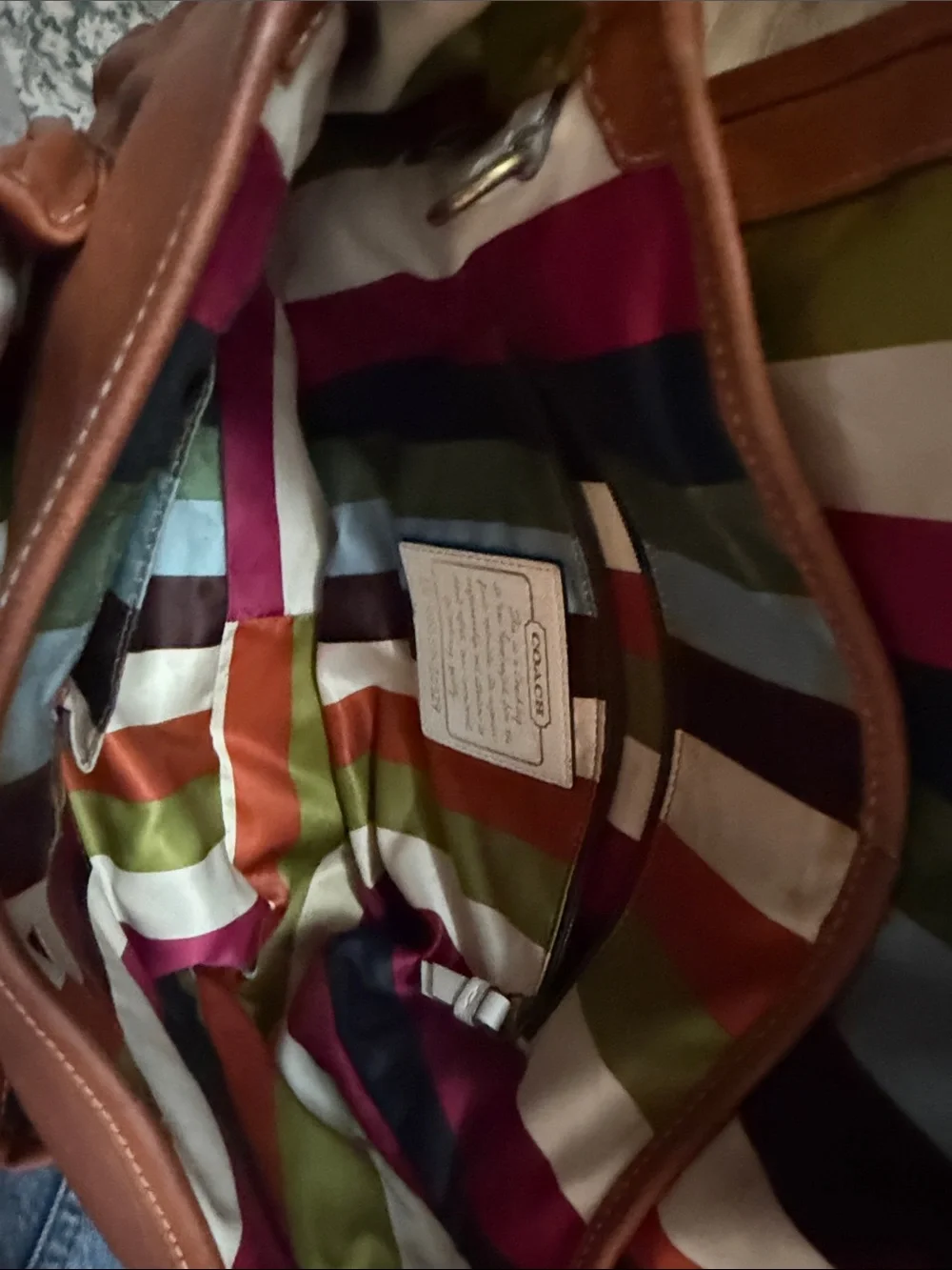 Coach classic leather